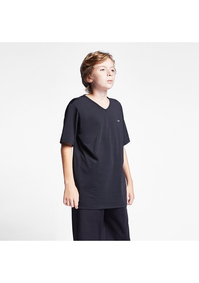 Lescon Siyah Çocuk Kısa Kol T-shirt 25s-3221-25b