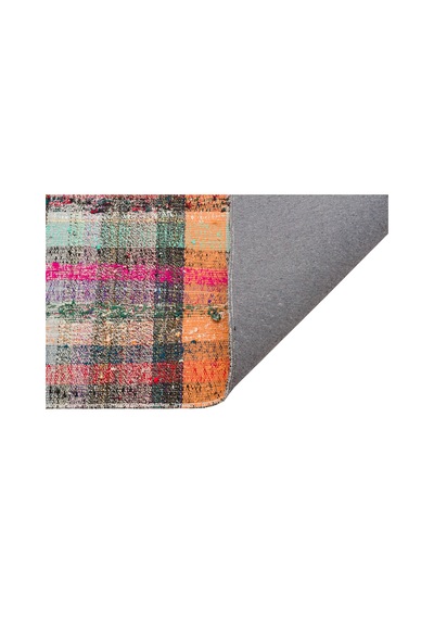 Karışık Rengi El Dokuma Çaput Pala Yün Kilim