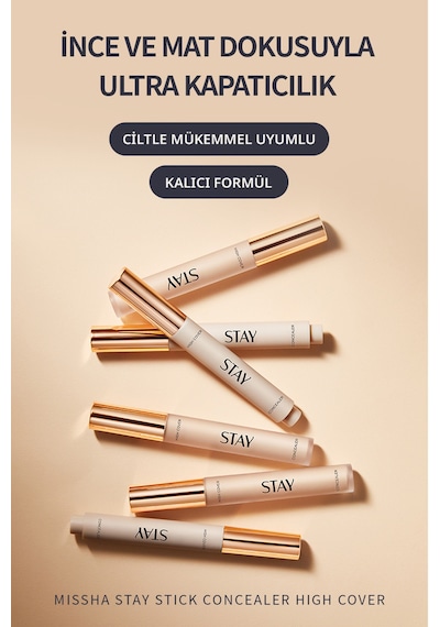 Missha High Cover Stay Stick Concealer 23 Sand