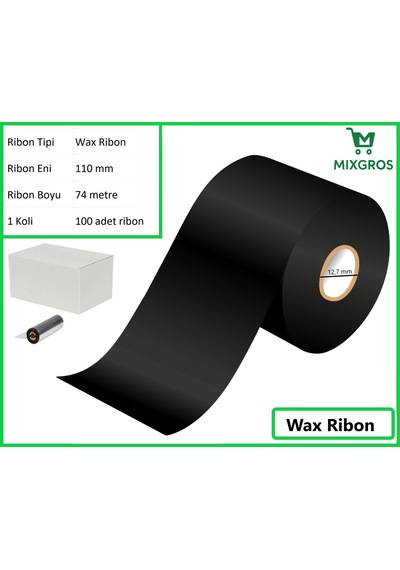 110x74 Metre Wax Ribon 100 Adet 100