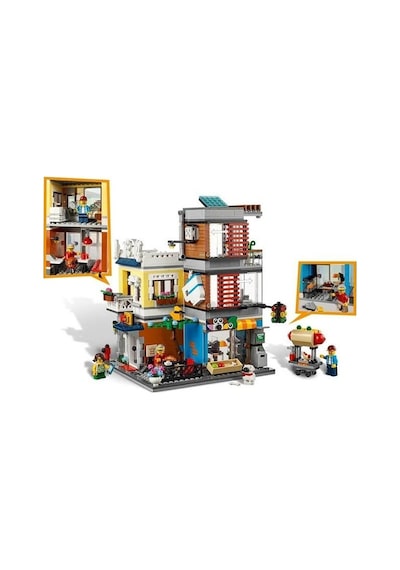 LEGO Creator 31097 Evcil Hayvan Dükkanı ve Kafe 969 Parça
