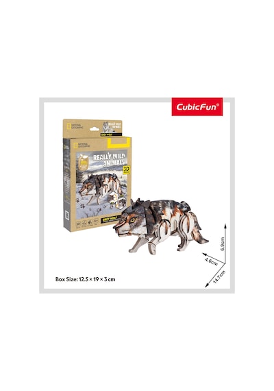 National Geographic - Gri Kurt 3d Puzzle Ds1180h