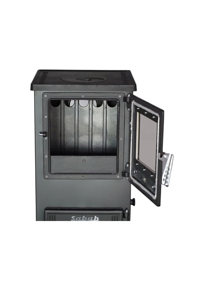 Sabah S102D Mini Dik Döküm Şömine Soba