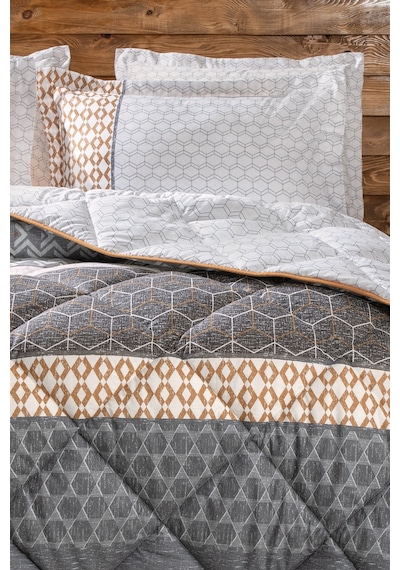Yataş Bedding Taren Çift Kişilik Uyku Seti - Gri