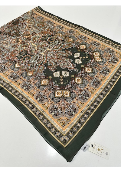 Harem Scarf Harem Desenli Vual İpeksi Şal Hvd0103-41468 Çok Renkli