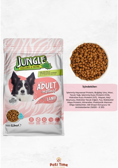 Yüksek Enerjili Kuzulu Köpek Maması 2.5 Kg + 3 Adet 100gr Somon Ezme Hediye