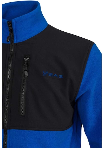 2as Cliff Erkek Parçalı İnce Polar Sweatshirt Mavi