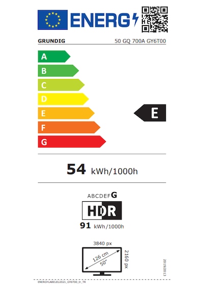 Grundig 55 GQ 700A 4K Ultra HD 55" 139 Ekran Uydu Alıcılı Google Smart QLED TV