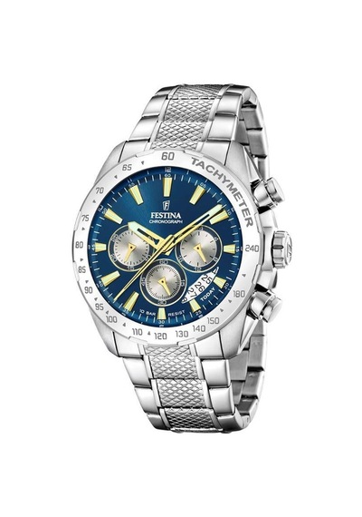 Festına F20668/5 Tımeless Chronograph Erkek Kol Saati Gümüş