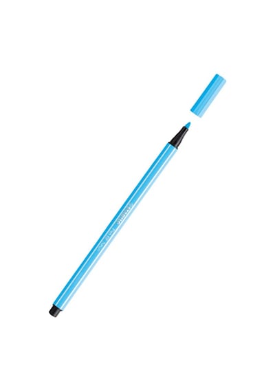 Stabilo Pen 68 Fineliner Kalem Floresan Mavi