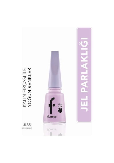 Flormar Oje - Jelly Look Nail Enamel Jl35 Crystal Blue 34000007-jl35
