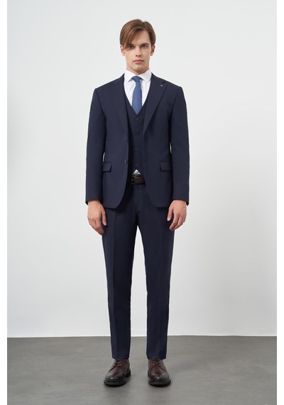 İmza Lacivert Mono Yaka Yelekli 6 Drop Slim Fit Dar Kesim Basic Takim Elbise 1001245386 Lacivert İmza Lacivert Mono Yaka Yelekli 6 Drop Slim Fit Dar Kesim Basic Takim Elbise 1001245386 Lacivert