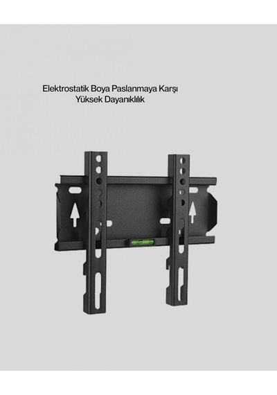 32 İnç Tv Duvar Askı Braketi Stabil Güvenli Montaj Çelik Gövde Çok Renkli