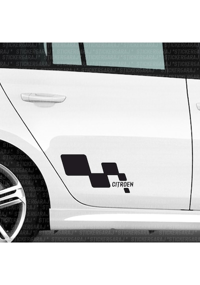 Citroen Ds5 Yan Kapı Sticker Aksesuarı Tuning Araca Özel