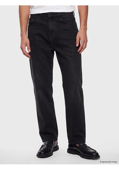 Lcw Jeans Siyah Baggy Fit Erkek Jean Pantolon