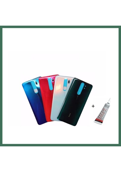 En-cag Redmi Note 8 Pro Arka Batarya Pil Kapağı Turuncu Bss