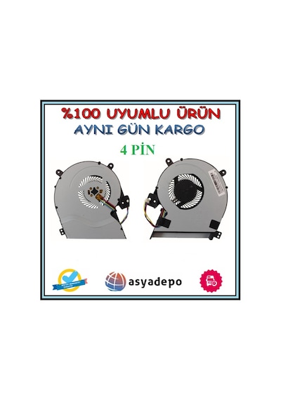 Asus Uyumlu A451Ca Fan Cpu İşlemci Fanı