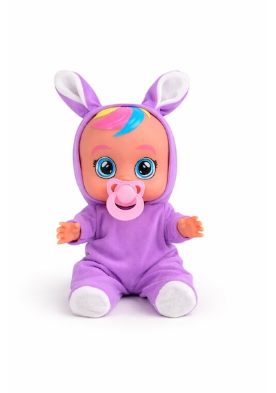 Ağlayan Ve Konuşan Et Bebek 20 Cm Su İçen Bebek Oyuncağı 3+ Yaş Lila