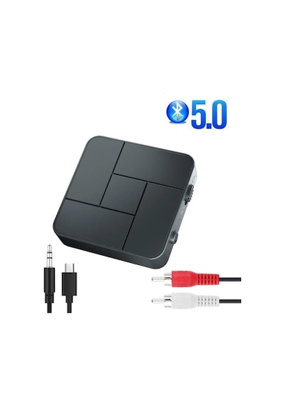 Bluetooth 5.0 Ses Alıcı Verici Aux Rca Usb Stereo Kablosuz Mikrof Bluetooth 5.0 Ses Alıcı Verici Aux Rca Usb Stereo Kablosuz Mikrof
