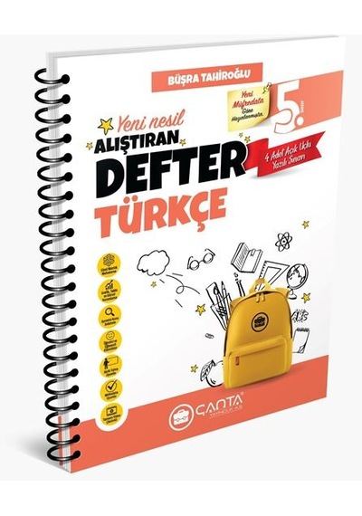 Çanta 2025 5. Sınıf Türkçe Alıştıran Defter