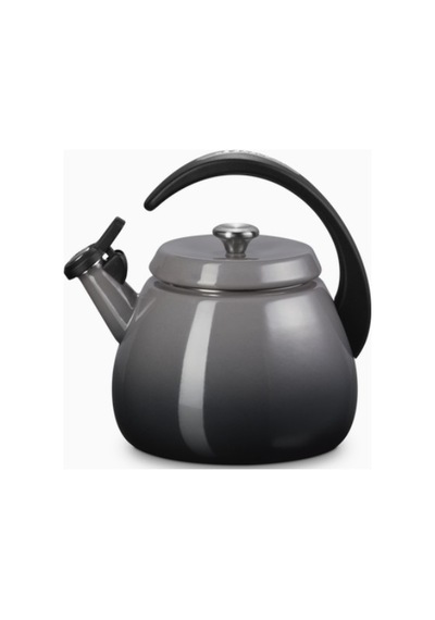 Le Creuset Su Isıtıcısı Çanı 2,1 L, Emaye Karbon Çelik, Şık Ve Dayanıklı Su Isıtıcılar Gri 13