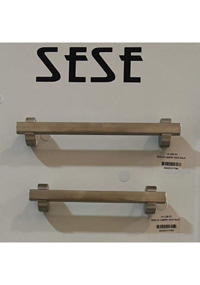 Sese 14 Modeli Mobilya Kulbu Nikel Saten 160mm Kulp 14-160-53 Çok Renkli