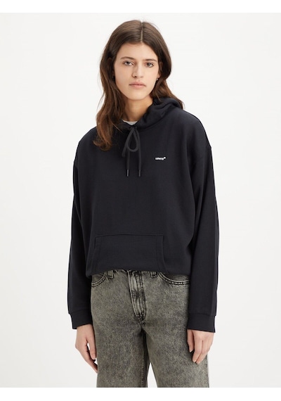 Levi's Kadın Kapüşonlu Siyah Sweatshirt - 001tz-0000 001