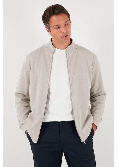 Buratti Pamuklu Relaxed Fit Dik Yaka Fermuarlı Erkek Hırka 5901075 Taş Buratti Pamuklu Relaxed Fit Dik Yaka Fermuarlı Erkek Hırka 5901075 Taş