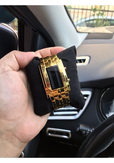 Skmei Kasa Gold Renk Led Işıklı Kol Saati923362