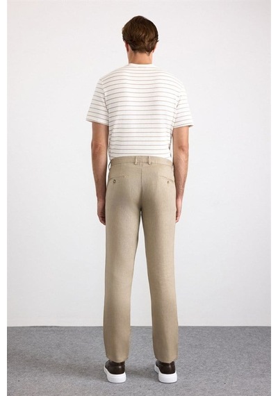 Süvari Bej Regular Düz Normal Bel Jogger Pantolon Pn2020500763-bj3