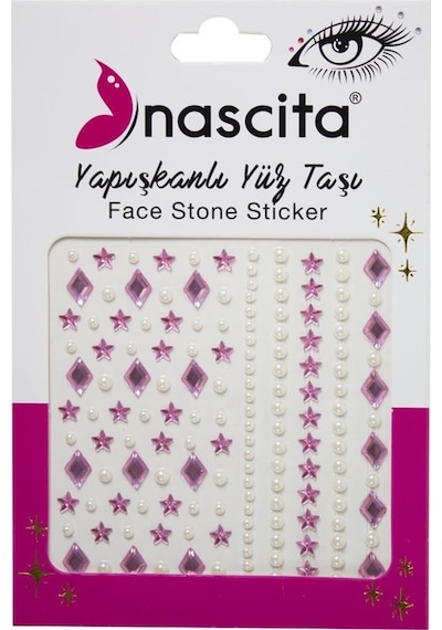 Nascita Yapışkanlı Yüz Taşı Pembe