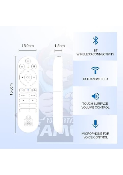 Pell 8k Ultra Hd Android 14 Tv Box, Amlogic S905d2, 4gb Ram 64gb Depolama, Çift Bant Wi-fi 6, Bluetooth 5.4, 8k Decoding, Sesli Kumanda İle Akıllı Medya Oynatıcı, Siyah