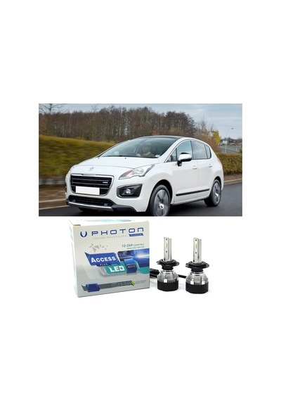 Peugeot 3008 Led Xenon Kısa Far Ampulü H7 Access Yeni Seri Beyaz 2010-2013