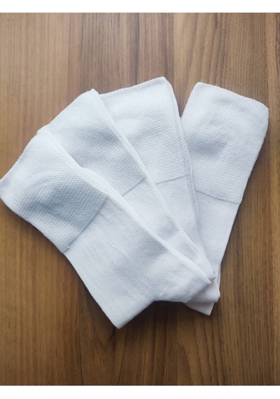 Şeker Hastaları İçin Özel Bel Bağlamalı Çorap Beyaz