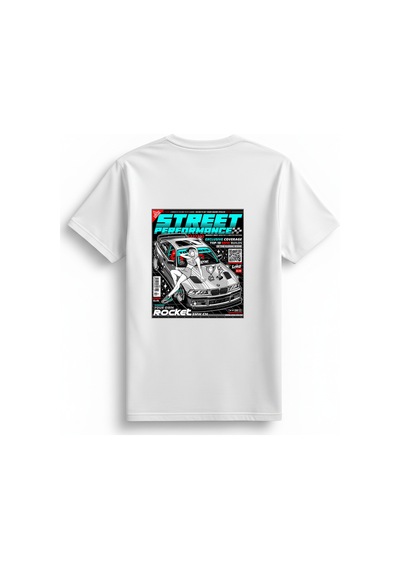 Paybuy Kadın Retro Otomotiv Dergisi Tarzı Baskılı Rahat Kesim Kısa Kollu Beyaz Paybuy Kadın Retro Otomotiv Dergisi Tarzı Baskılı Rahat Kesim Kısa Kollu Beyaz