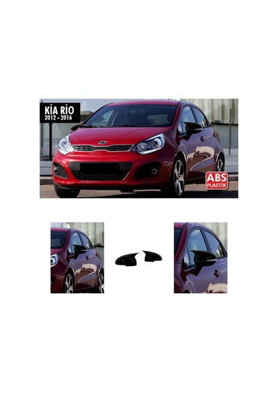 Kia Rio Yarasa Ayna Kapağı Batman Ayna 2012-2016 Arası Parlak Siy