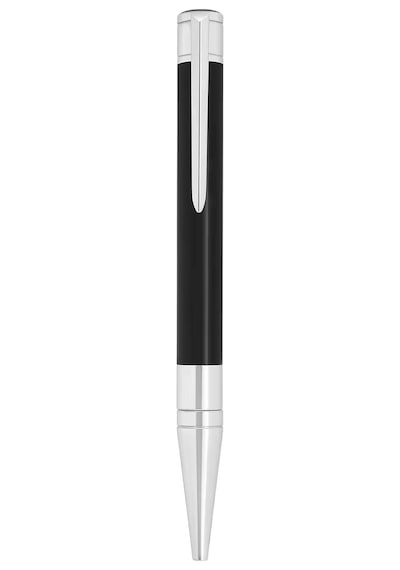 S.t. Dupont Initial Gümüş Tükenmez Kalem 275200 Siyah