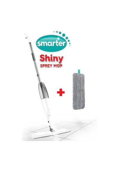 Smarter Shıny Sprey Mop + Yedek Set Beyaz