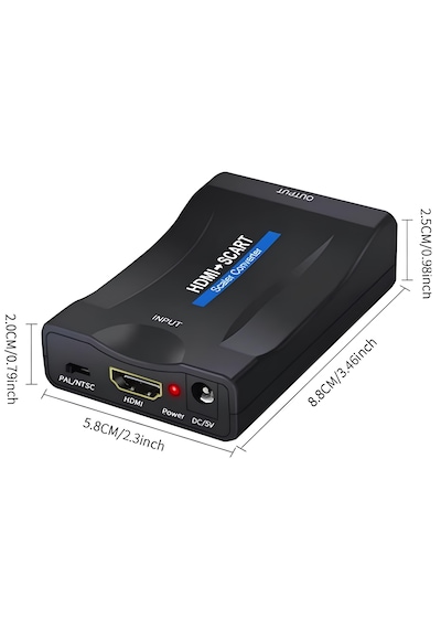 Speeduf Hdmı To Scart Av Çevirici 4363p Dönüştürücü Skart Adaptor