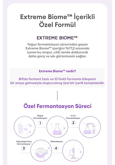 Missha Time Revolution Night Repair Ampoule 5X  Probiyotik İçerikli Ampul 50 ML