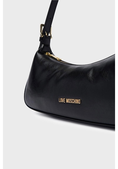Love Moschino Logolu Ayarlanabilir Omuz Askılı Çanta Bayan Çanta Jc4390pp1pko0000 Siyah
