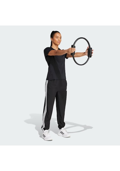 Adidas Train Essentials 3-stripes Woven Kadın Eşofman Altı Jı8313 Siyah