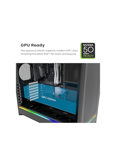 Hs01 Pro, Atx Mid-tower Pc Kasası, Oyun Bilgisayarı, Yüksek Hava Akışı, Ters Çevrilebilir Düzen