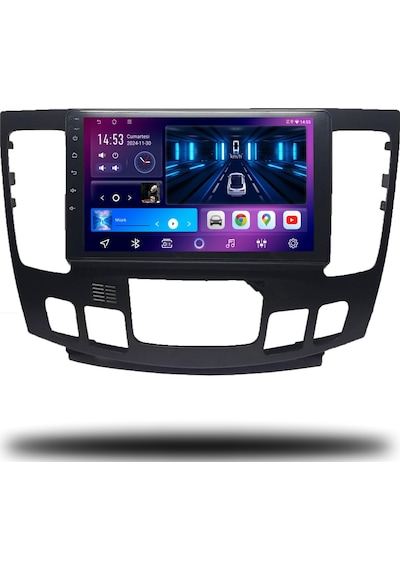 Caros Hyundai Sonata 2009-2012 Uyumlu Android Multimedya Dijital Klima 4gb Ram 32gb Hafıza 9"