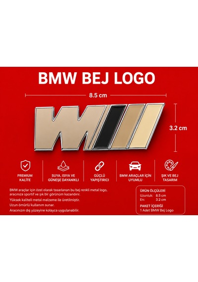Bmw Bej Renkli M Logo 0