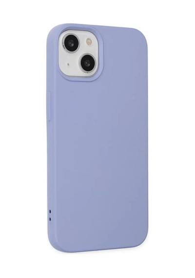 Apple iPhone Uyumlu  Uyumlu 14 Kılıf Nano İçi Kadife Silikon - Lila