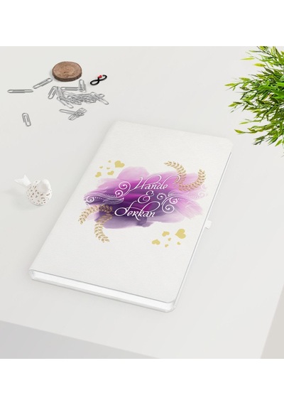 Kişiye Özel Sevgililer Günü Beyaz Defter-121