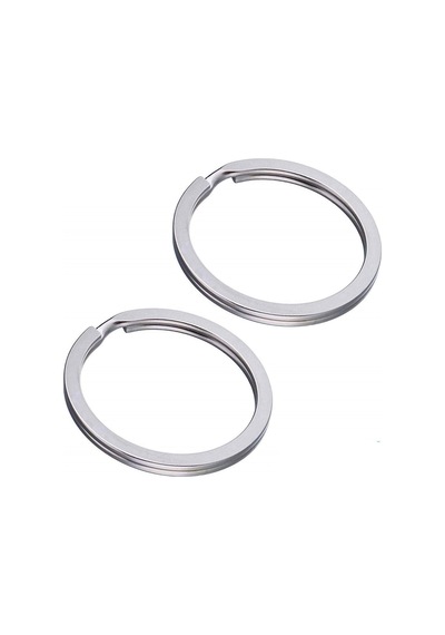 Tr 25 Mm Ezme Anahtarlık Halkası Nikel 100 Adet 30mm Dış Çap