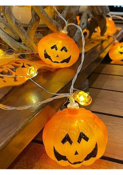 Halooween Balkabağı Led Işık Pilli Diğer