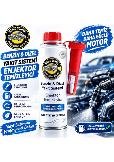 300 Ml Yeni Nesil Benzin/dizel Yakıt Sistemi Enjektör Temizleyici